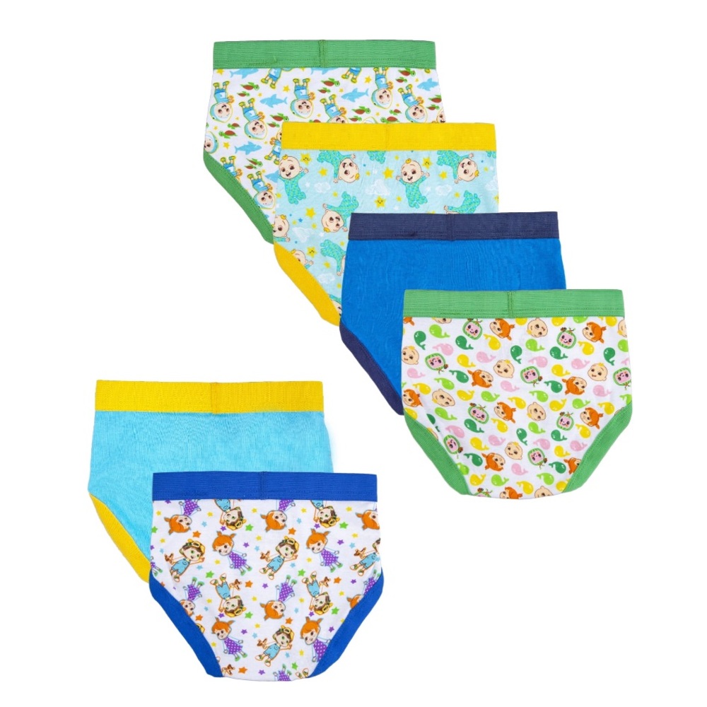 Cocomelon Briefs 6 pack, 4T, NEW - Picture 3 of 7